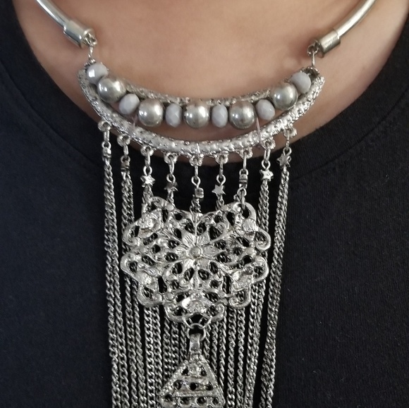 Boho Collar waterfall necklace - Picture 2 of 2